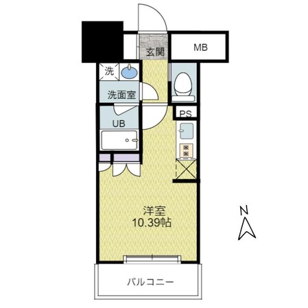 大町西公園駅 徒歩5分 5階の物件間取画像